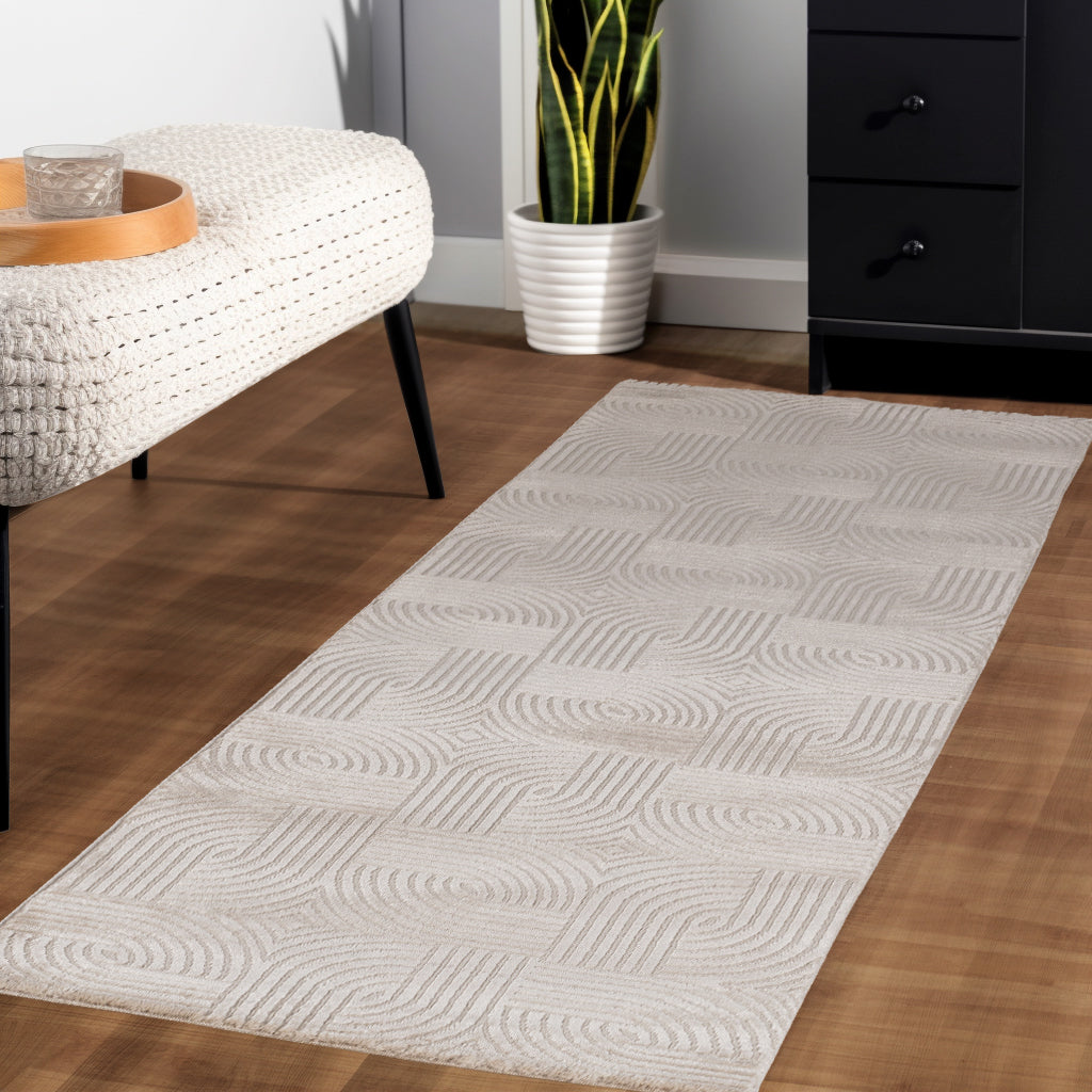 Sahara 1112 beige Moderner Designer Teppich