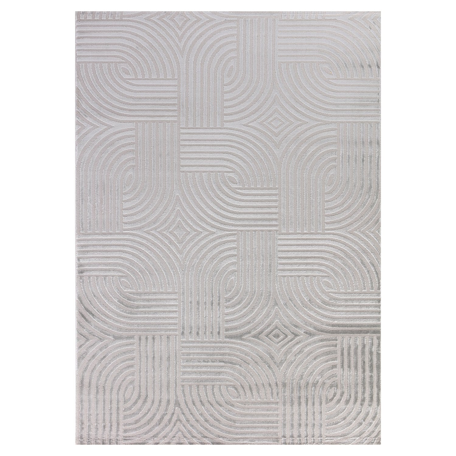 Sahara 1112 grau Moderner Designer Teppich