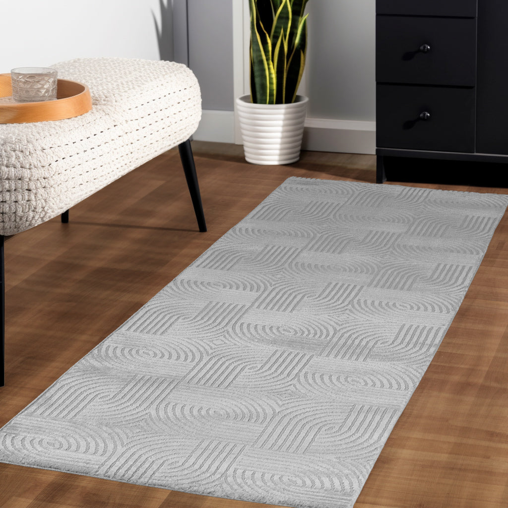 Sahara 1112 grau Moderner Designer Teppich