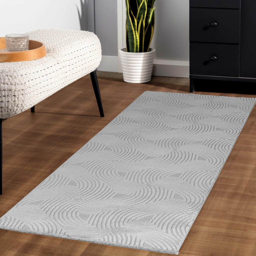 Sahara 1113 grau Moderner Designer Teppich