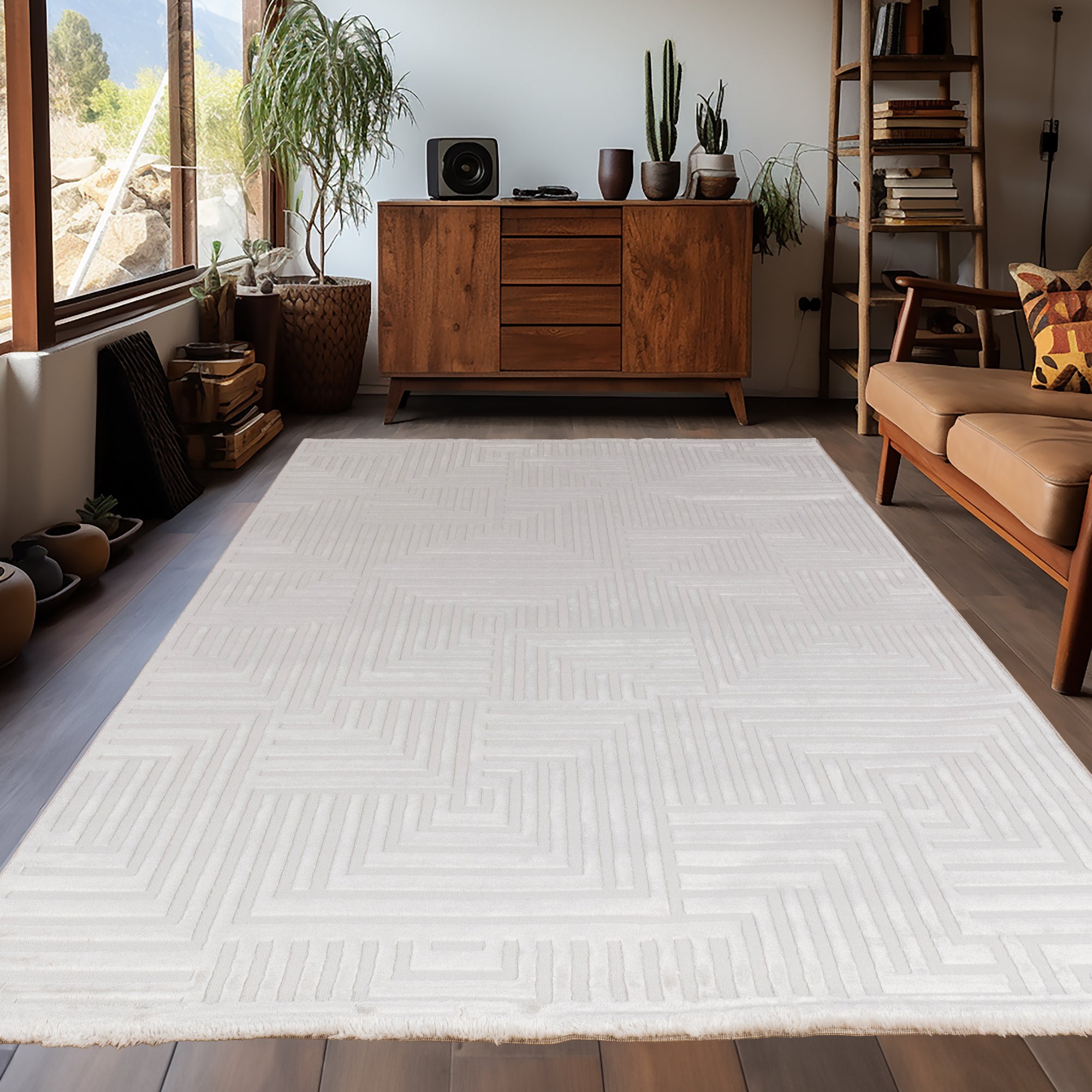 Sahara 1114 creme Moderner Designer Teppich