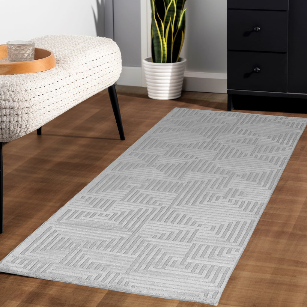 Sahara 1114 grau Moderner Designer Teppich