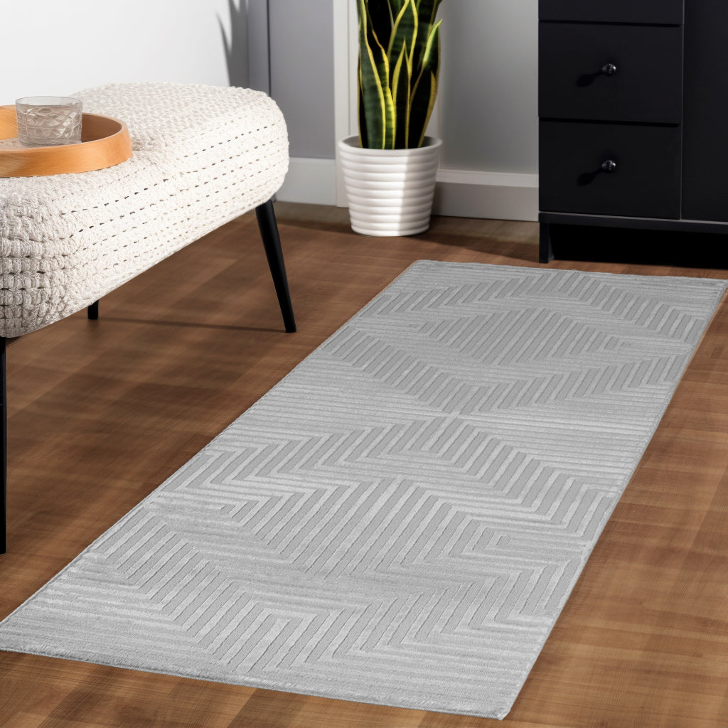 Sahara 1115 grau Moderner Designer Teppich