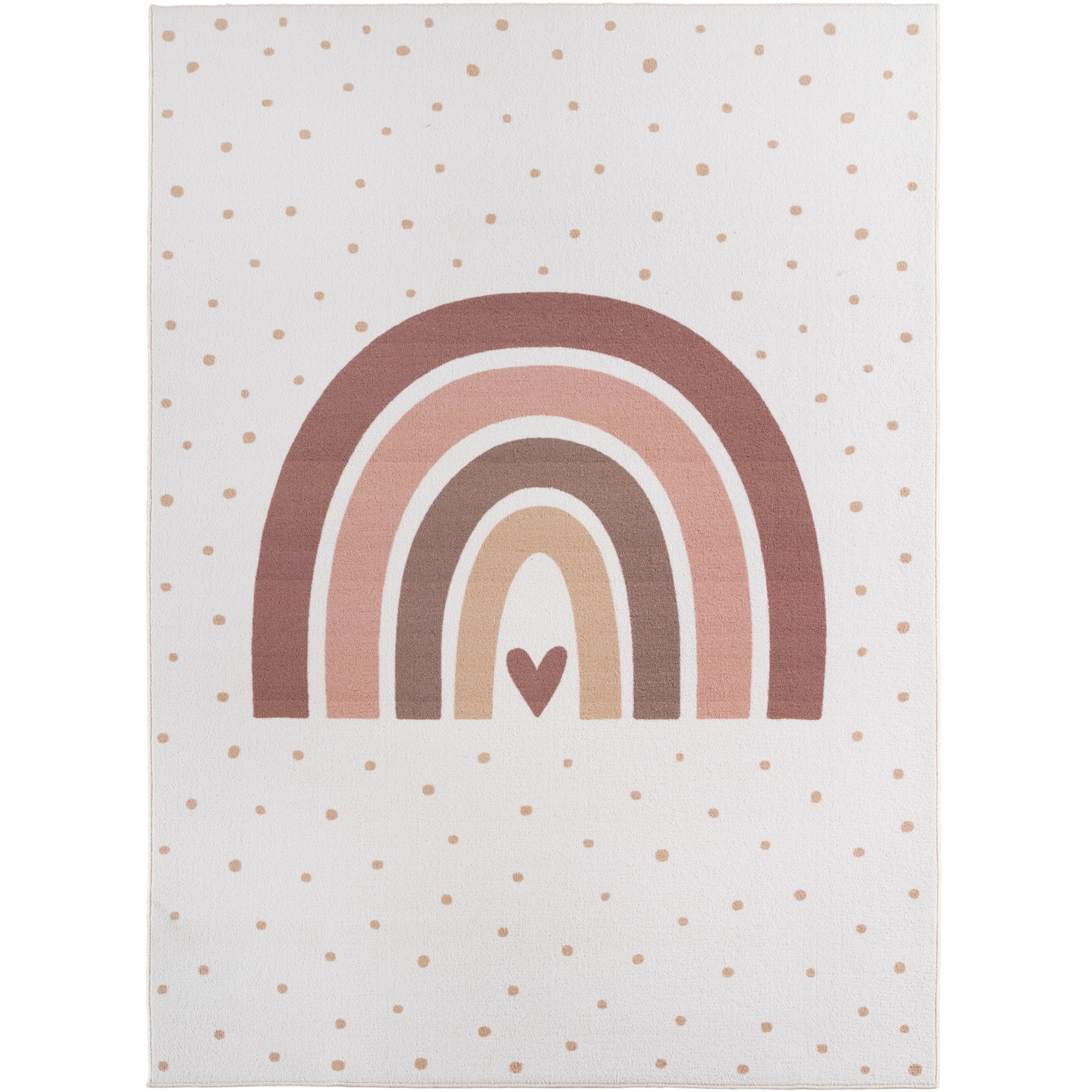 Mini 1132 creme Regenbogen Muster