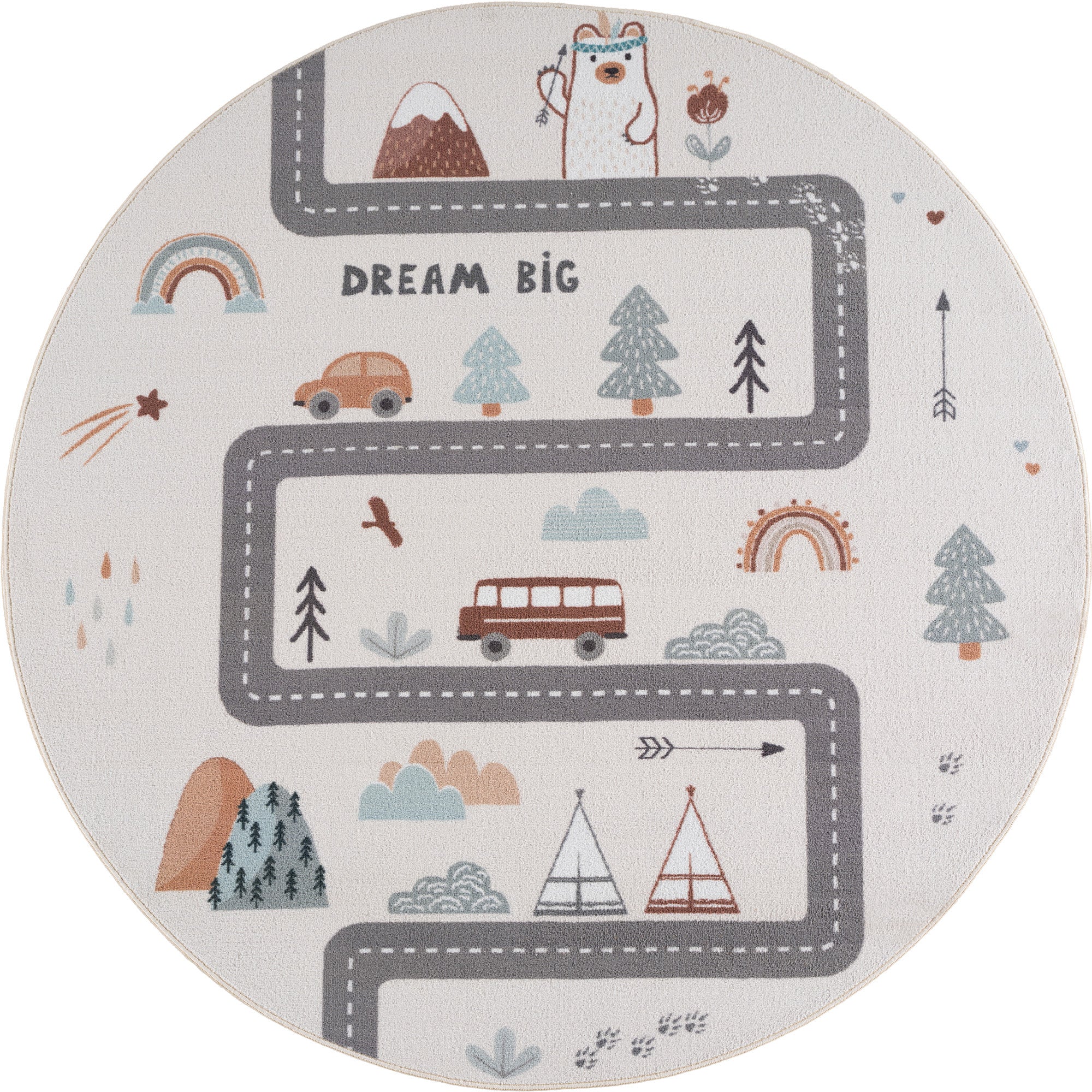 Mini 1134 creme Straßen Muster