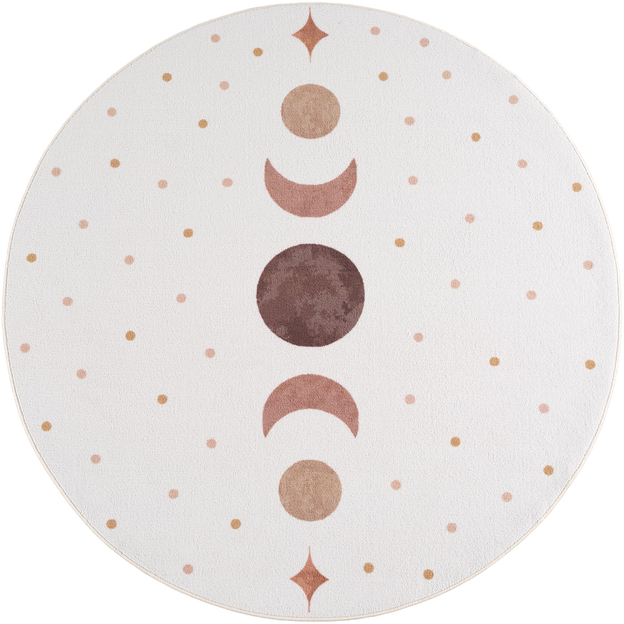 Mini 1136 creme Mond & Sternen Muster