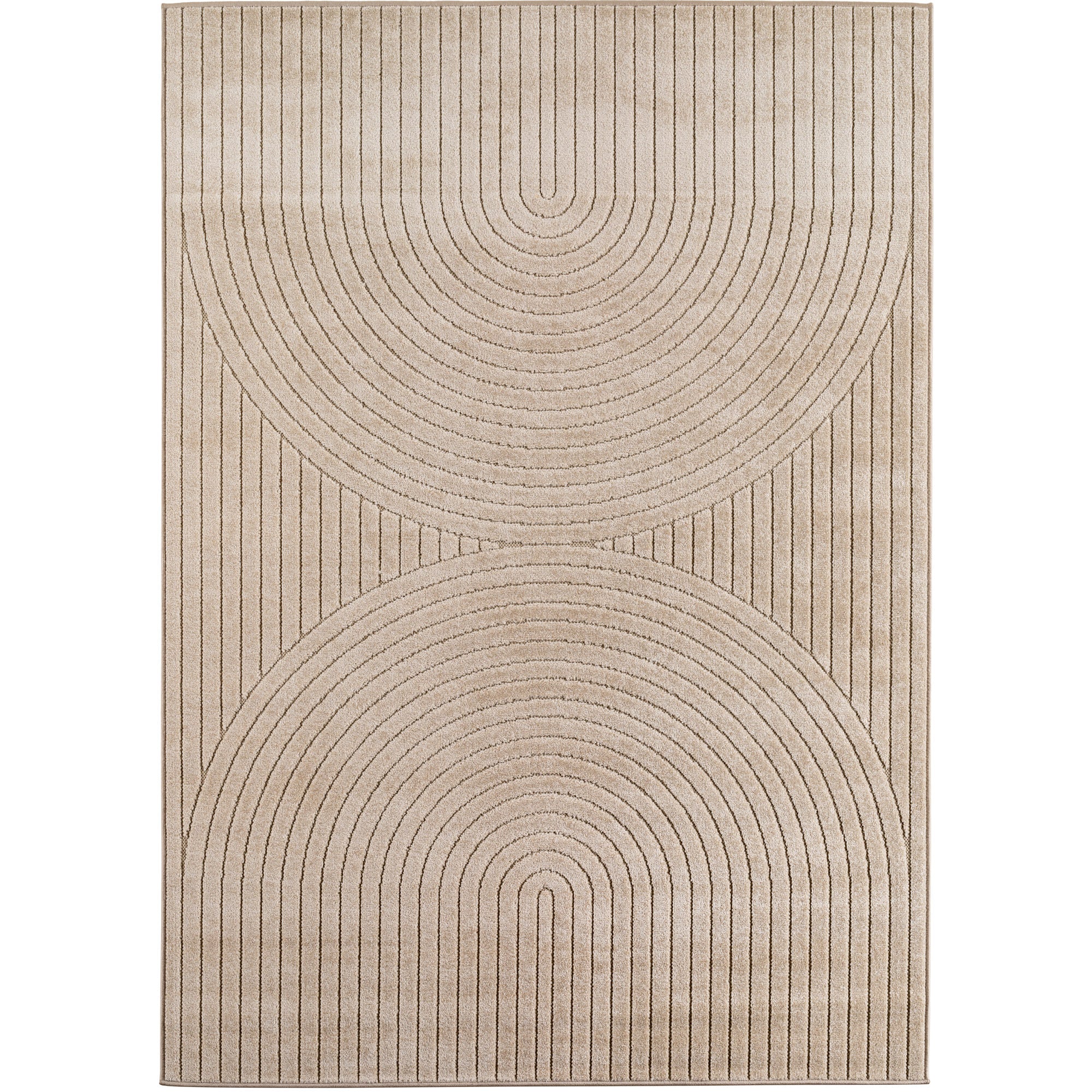 Nora 1201 beige moderner Designer Teppich