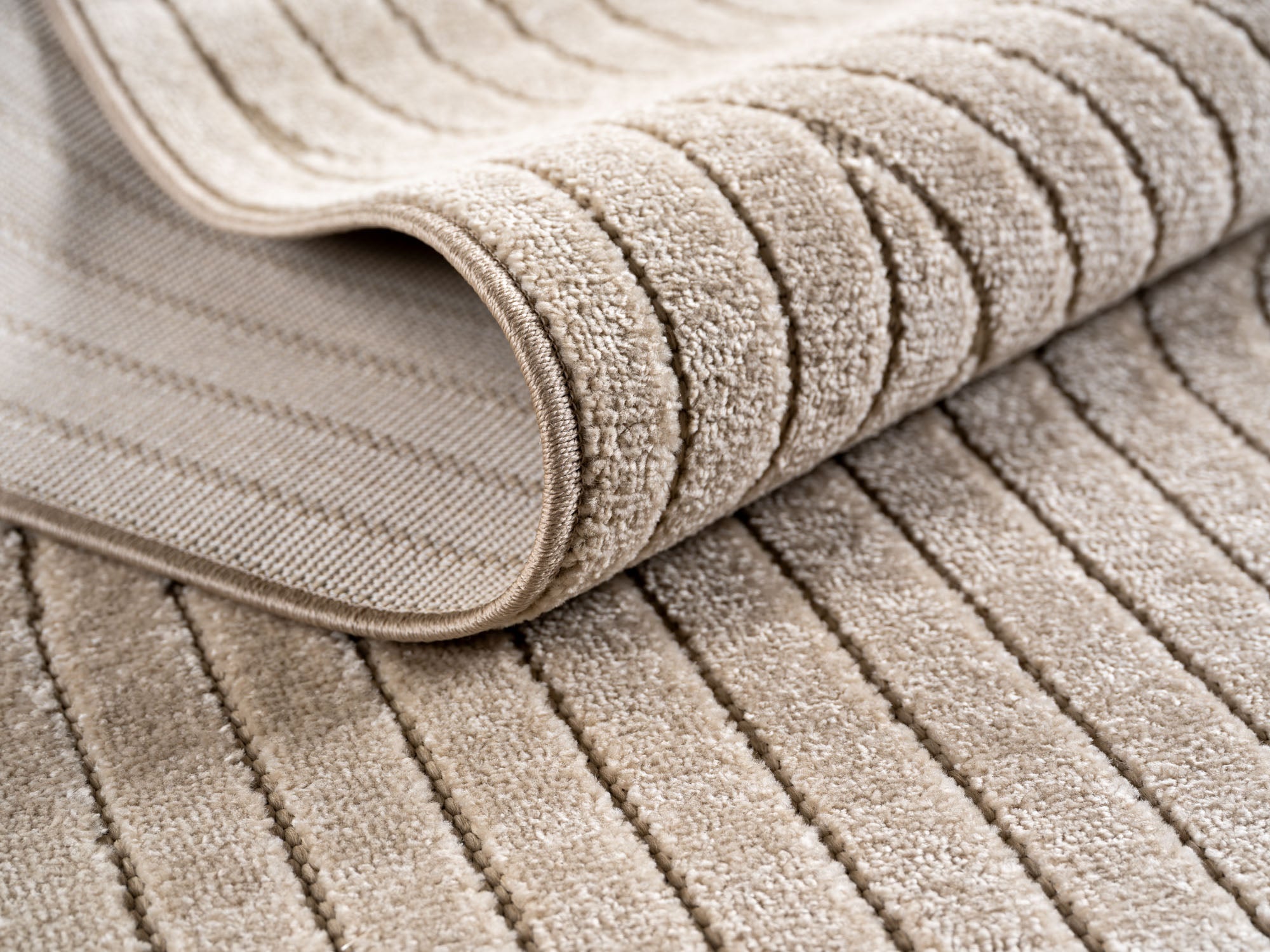 Nora 1201 beige moderner Designer Teppich