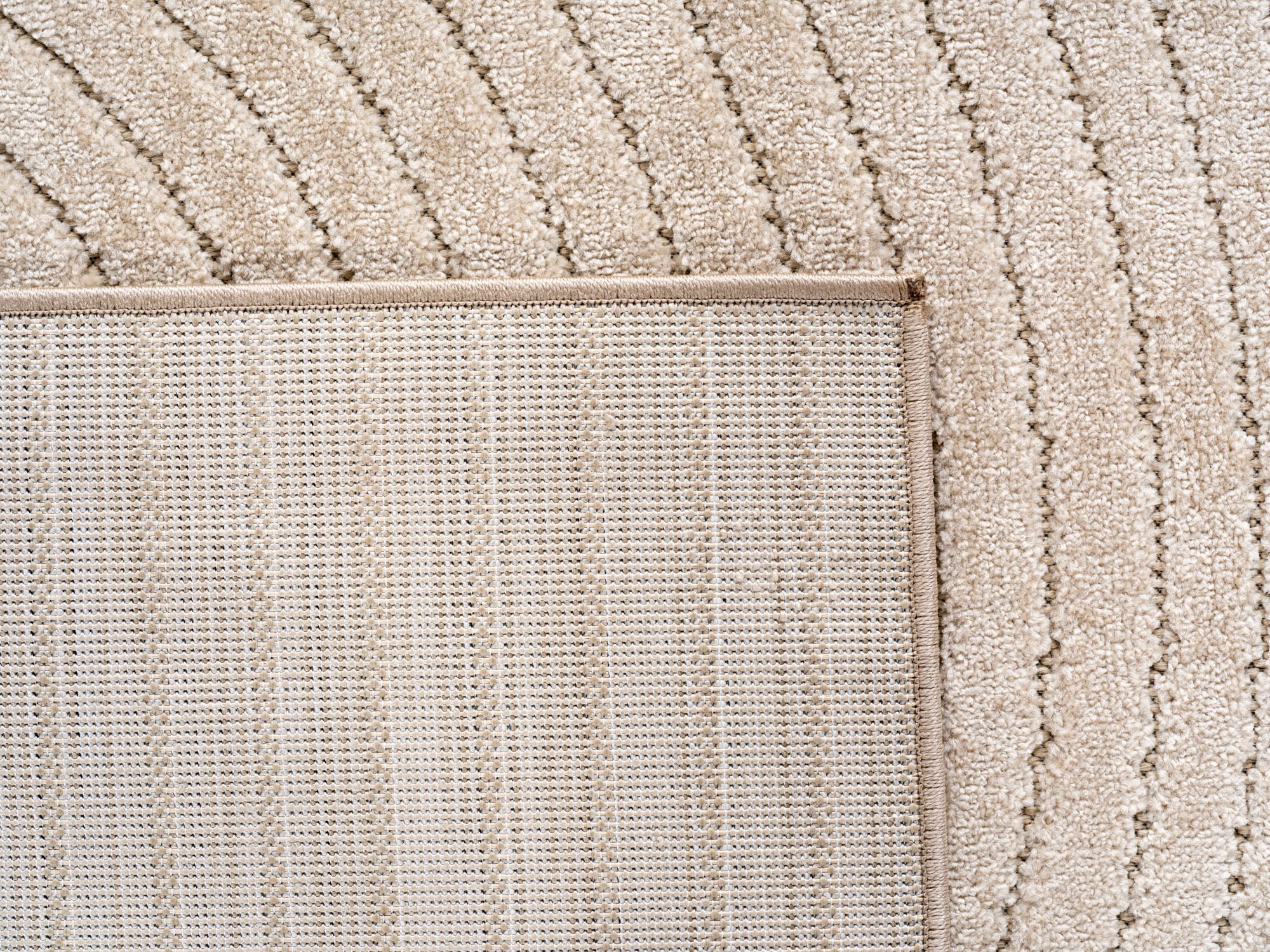 Nora 1201 beige moderner Designer Teppich