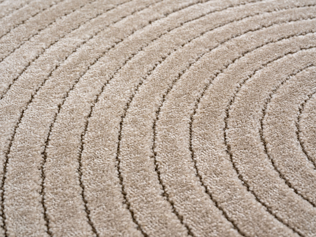 Nora 1201 beige moderner Designer Teppich