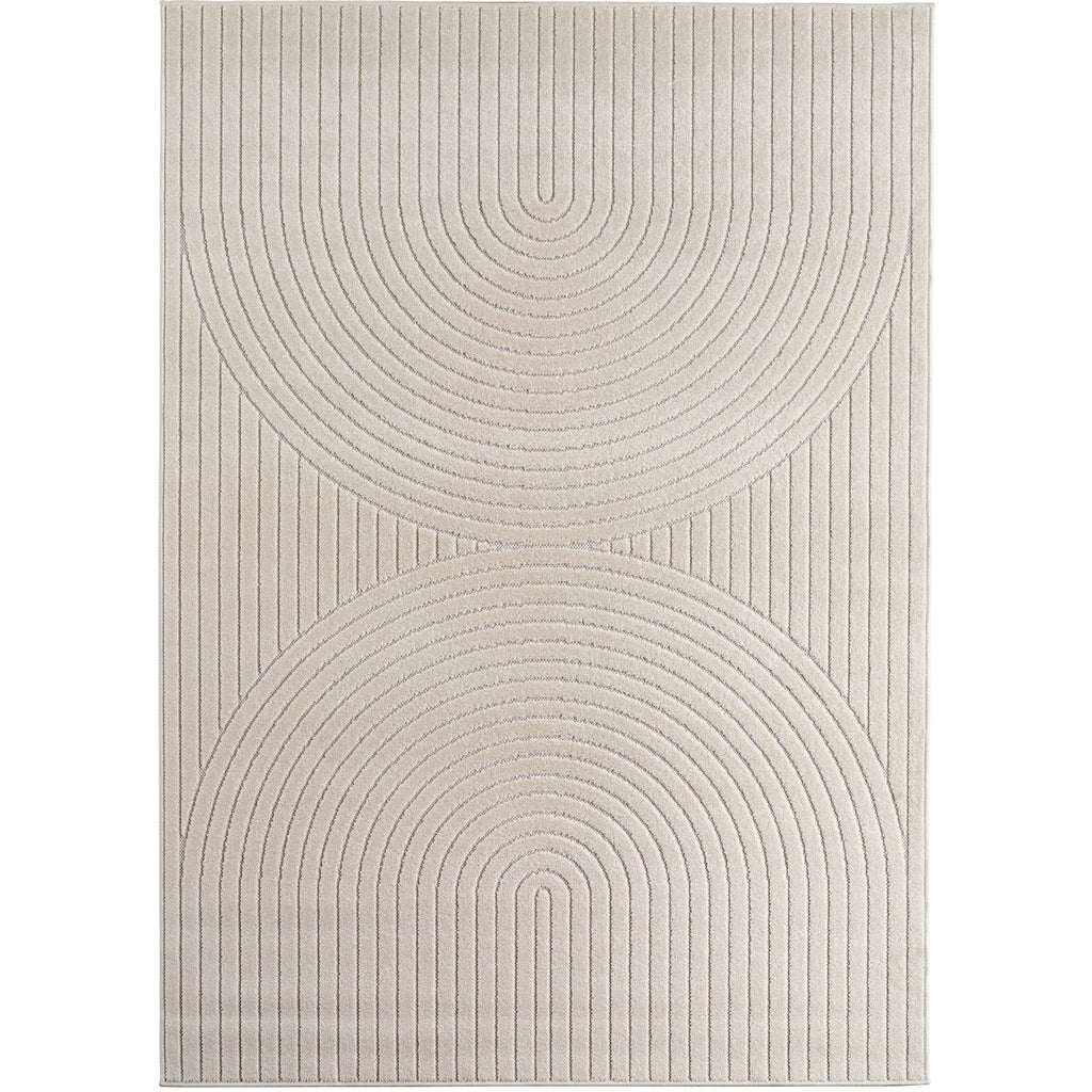 Nora 1201 creme moderner Designer Teppich