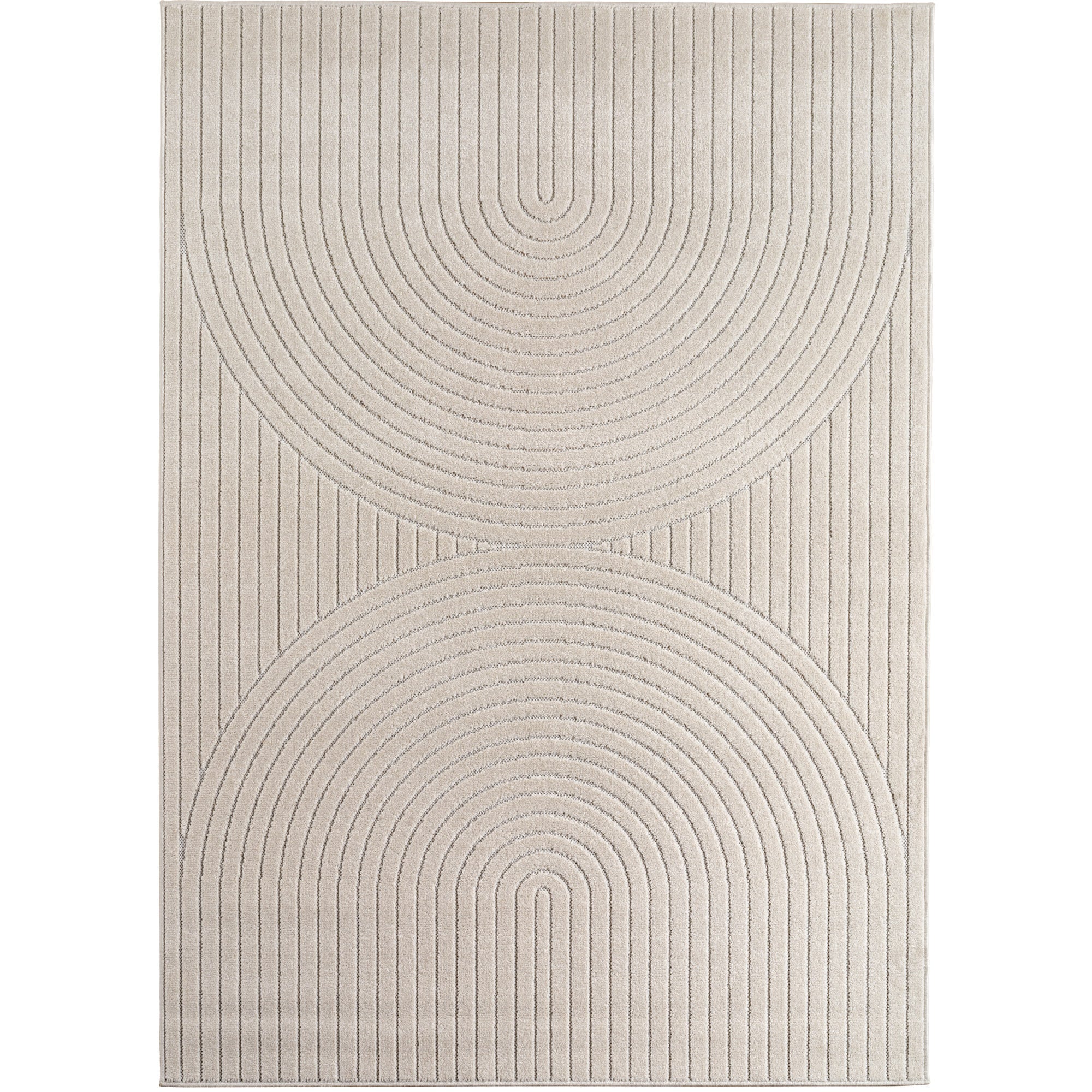 Nora 1201 creme moderner Designer Teppich