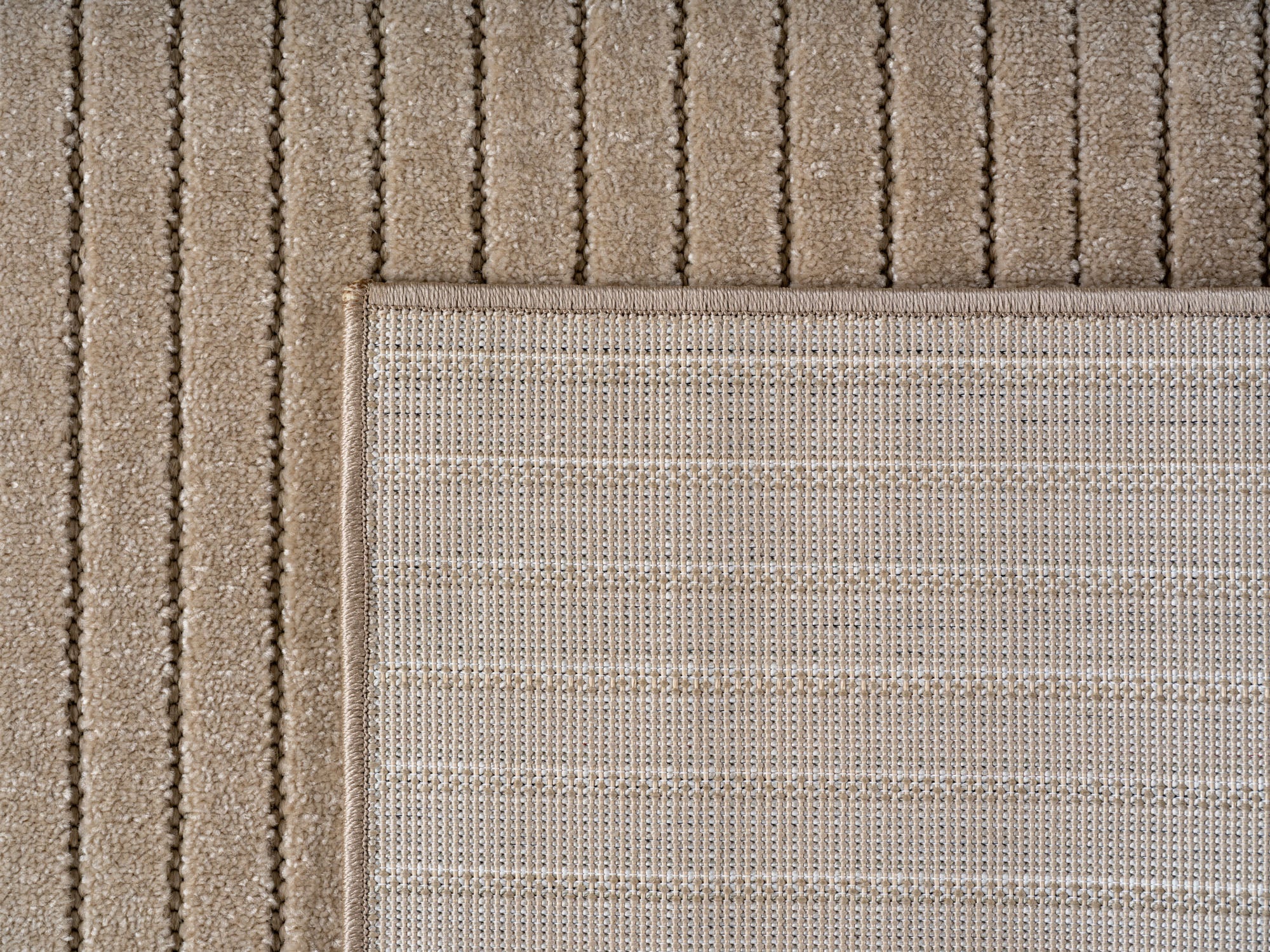 Nora 1202 beige moderner Designer Teppich