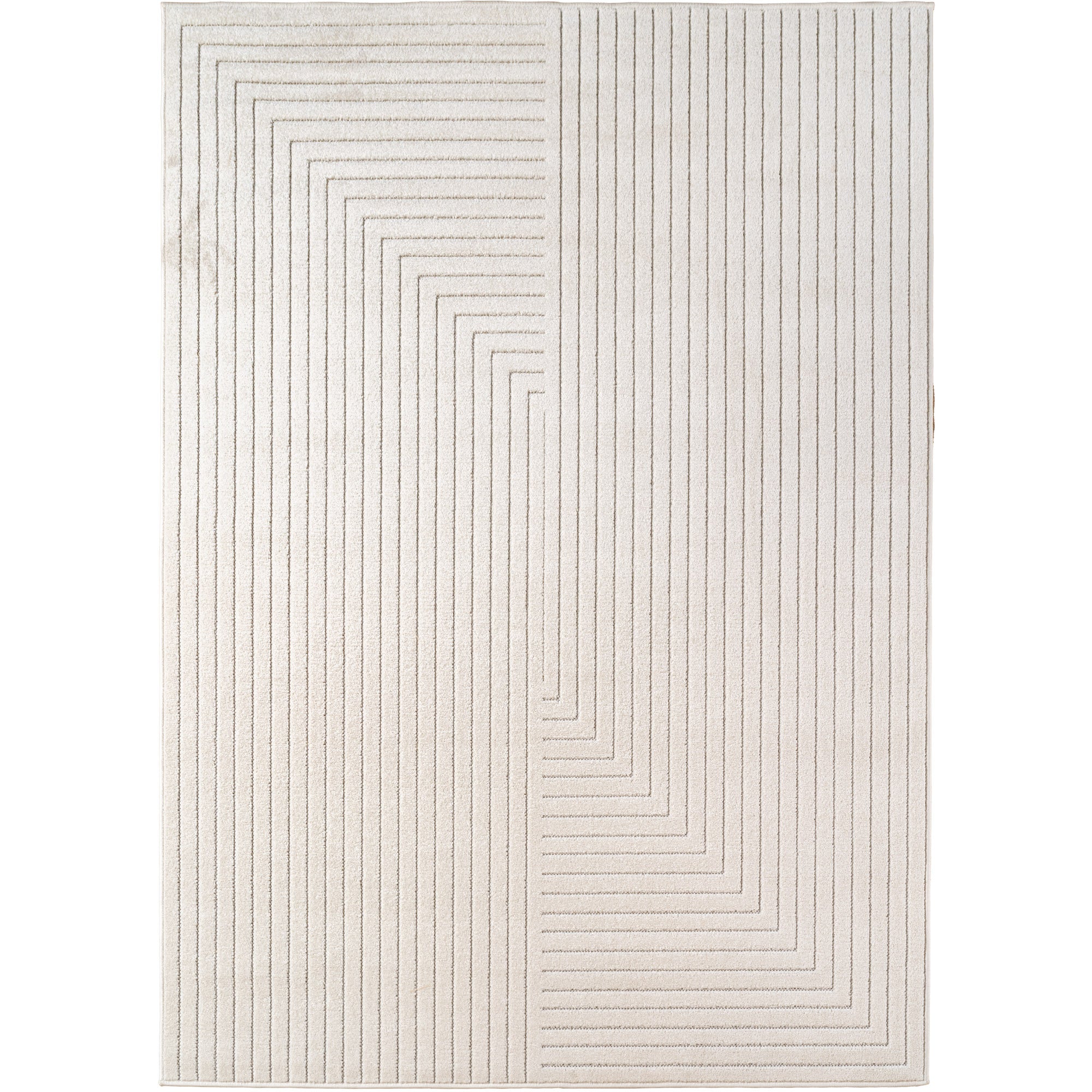 Nora 1202 creme moderner Designer Teppich