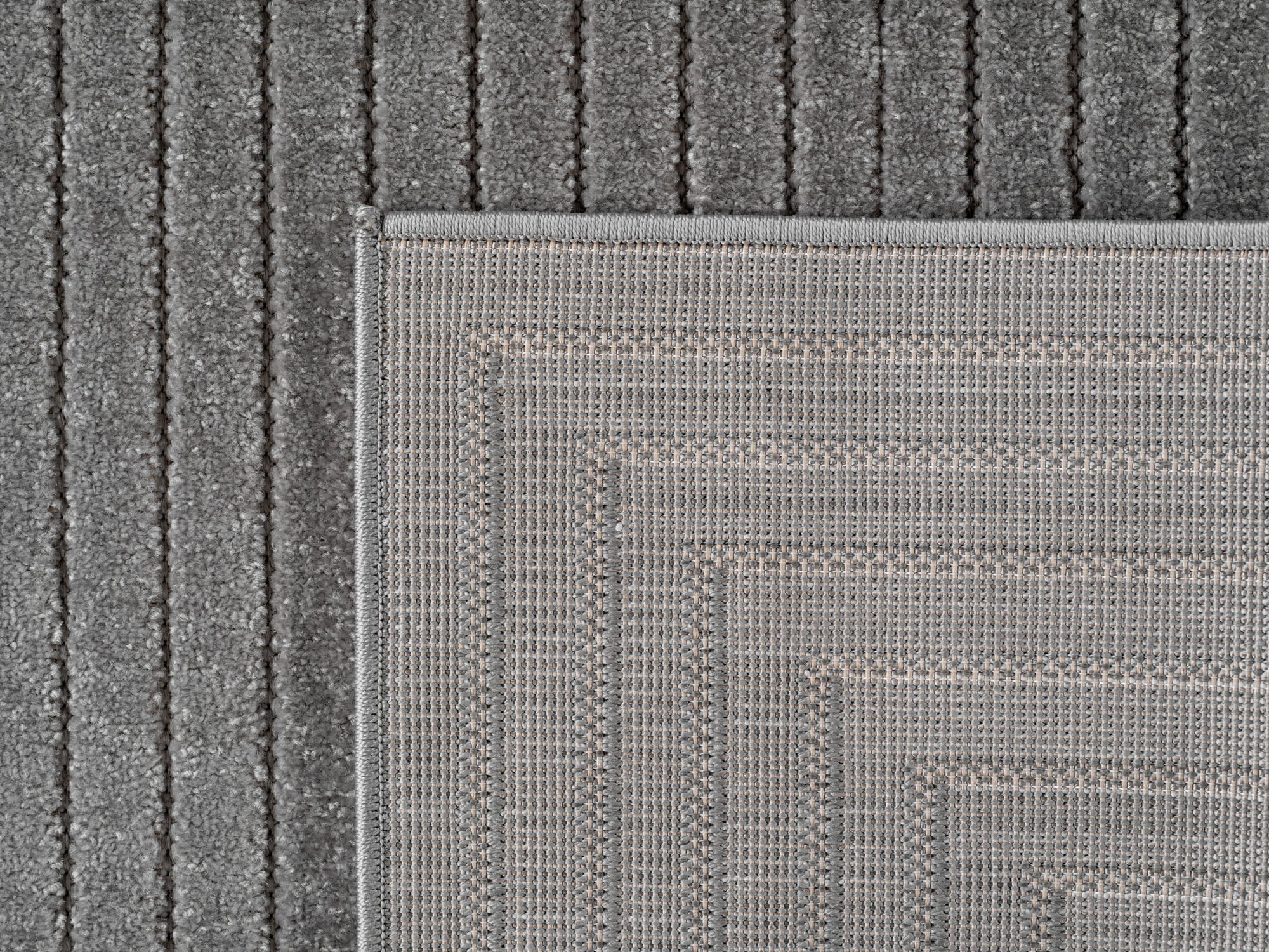 Nora 1202 grau moderner Designer Teppich