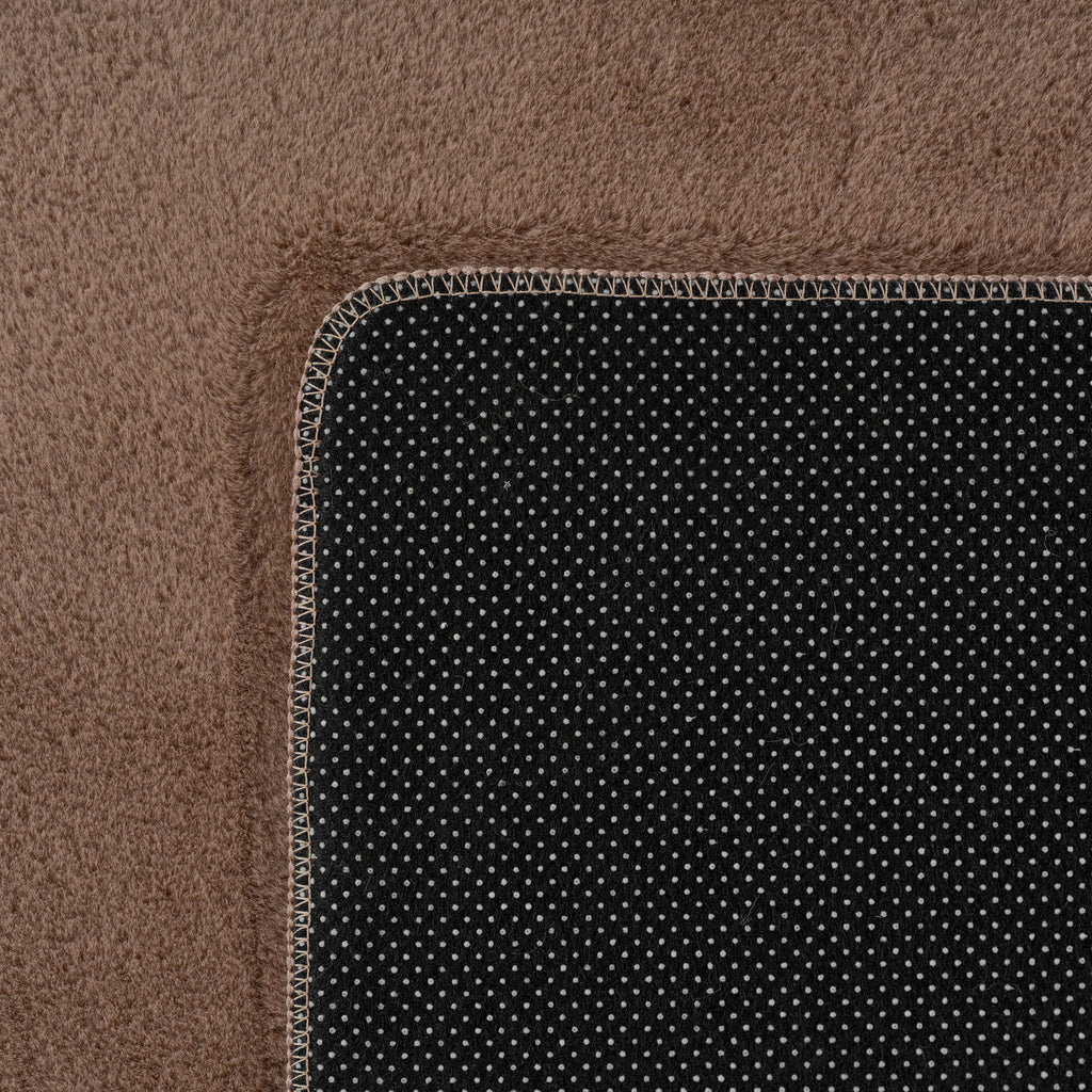 Amber 1400 mokka kuschelig & weich Plüschteppich