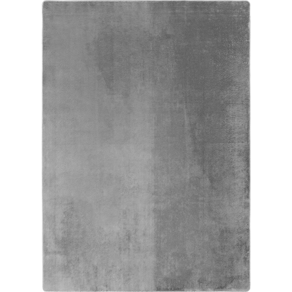 Amber 1400 hellgrau kuschelig & weich Plüschteppich