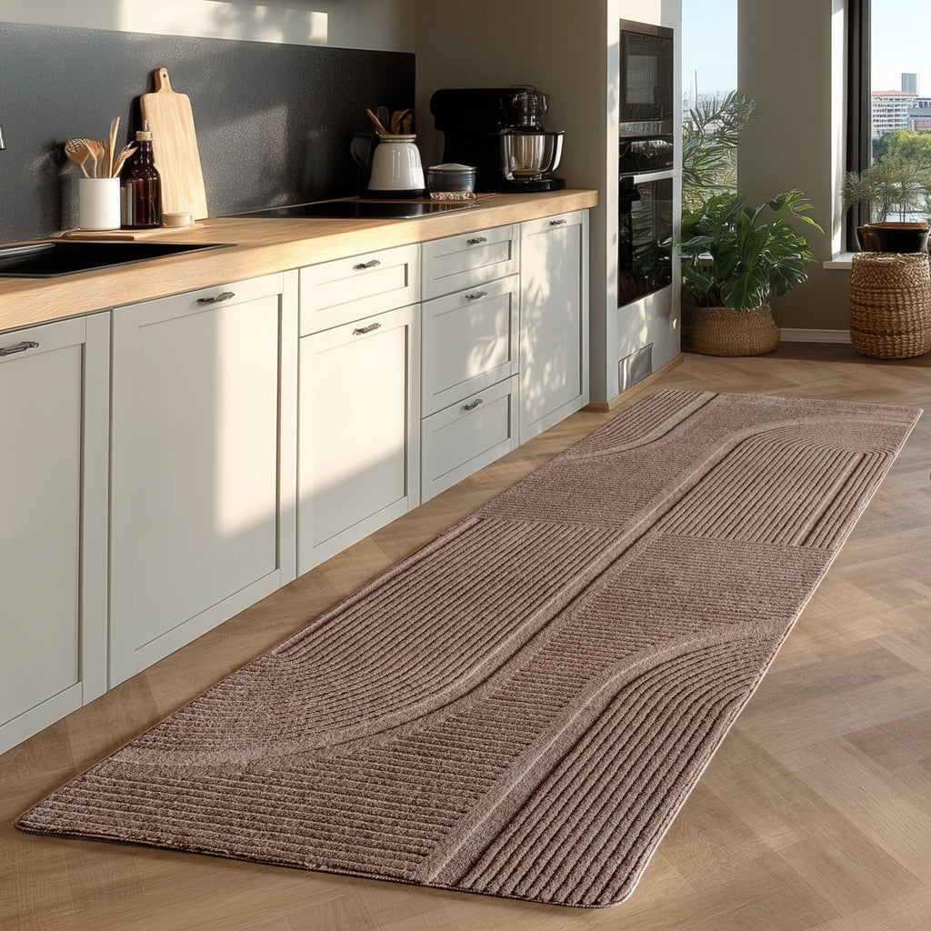 Pia 1612 beige Moderner Designer Teppich
