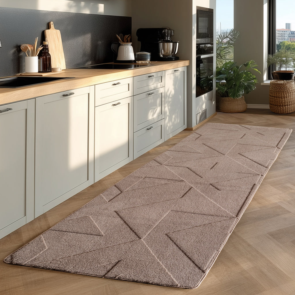 Pia 1613 beige Moderner Designer Teppich