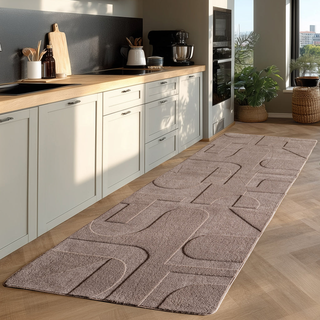Pia 1614 beige Moderner Designer Teppich