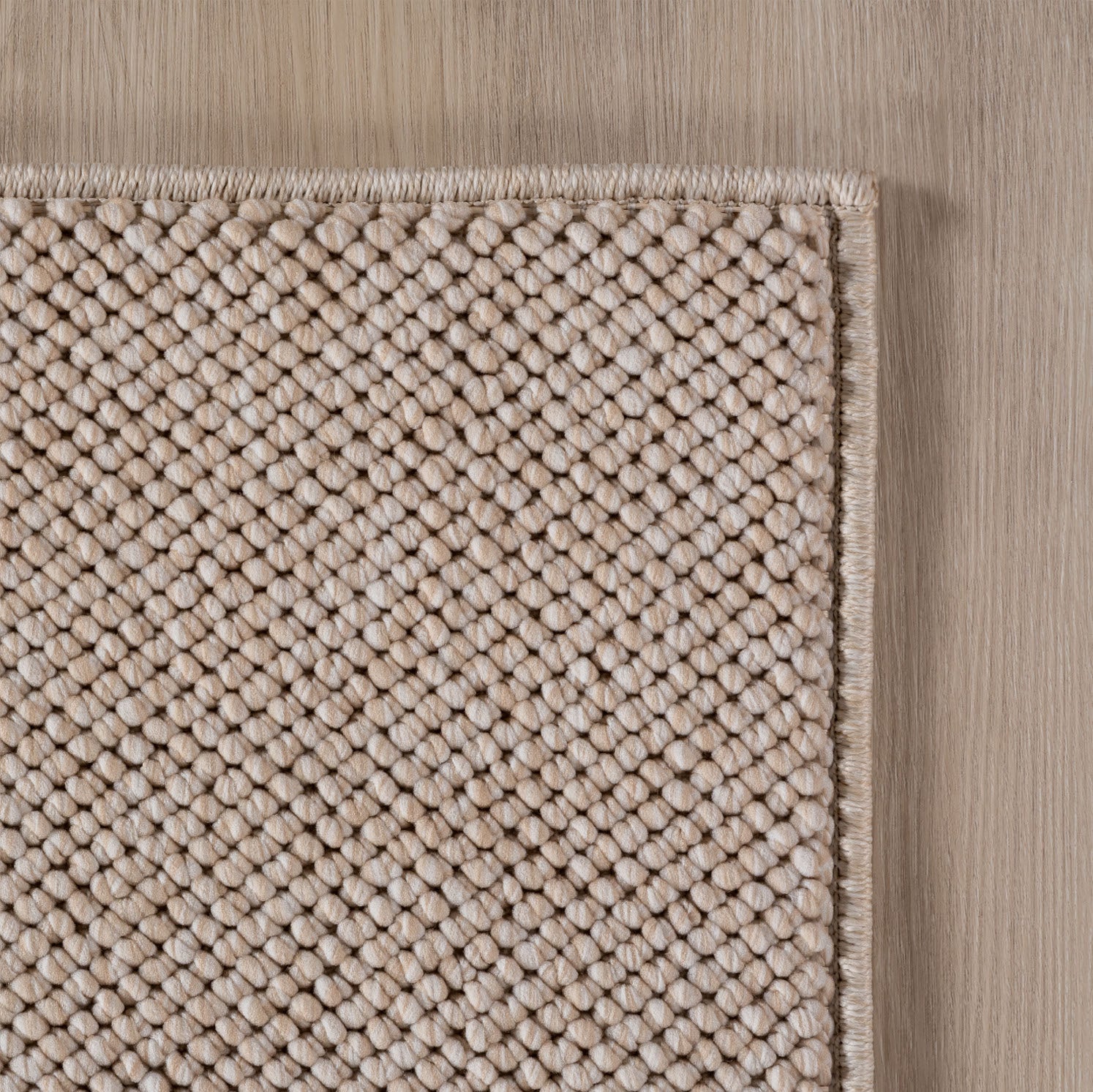 Hira 2200 beige, geflochtener weichflor Teppich, tolle Musterungen