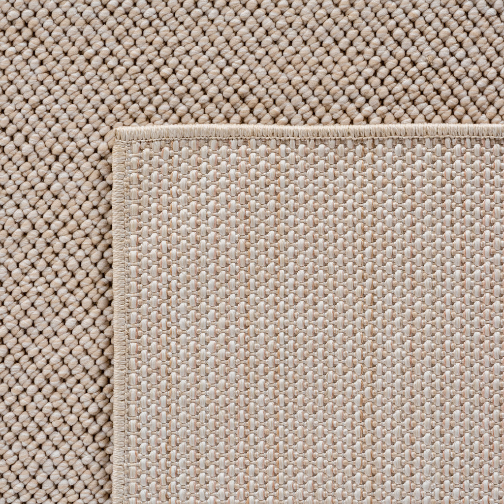 Hira 2200 beige, geflochtener weichflor Teppich, tolle Musterungen