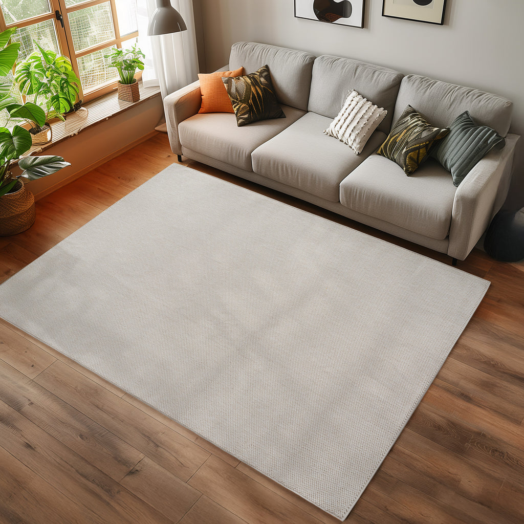 Hira 2200 creme, geflochtener weichflor Teppich, tolle Musterungen