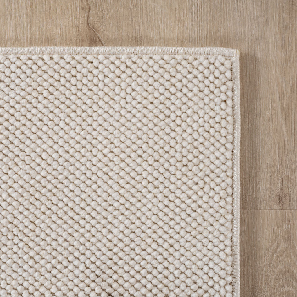 Hira 2200 creme, geflochtener weichflor Teppich, tolle Musterungen