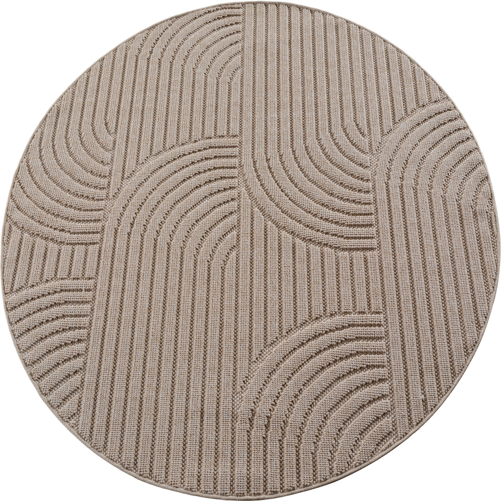 Hira 2201 beige, geflochtener weichflor Teppich, tolle Musterungen