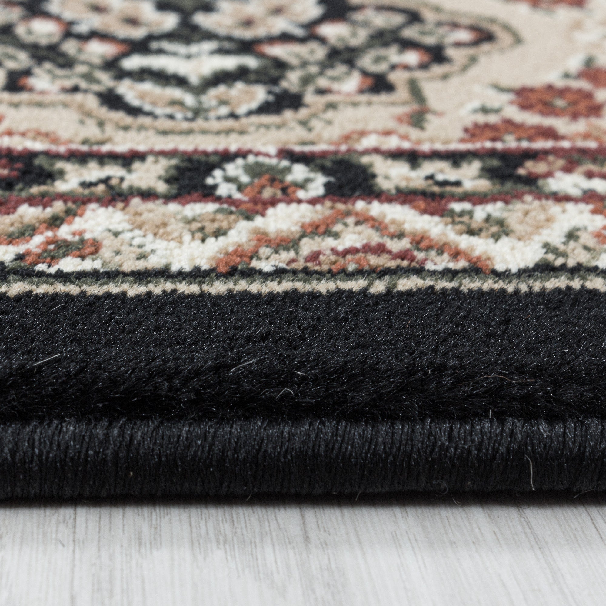 Antik 2603 schwarz, klassischer Teppich im Stilvollen Design