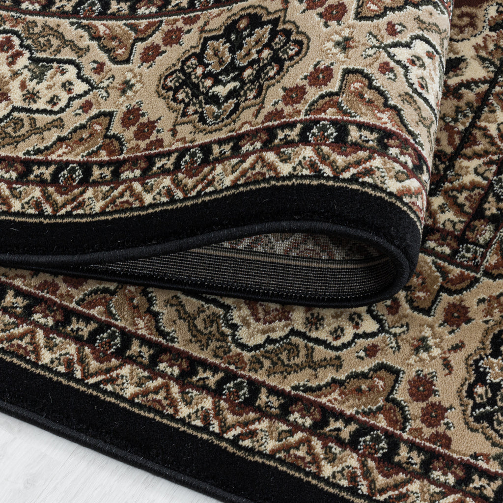 Antik 2603 schwarz, klassischer Teppich im Stilvollen Design