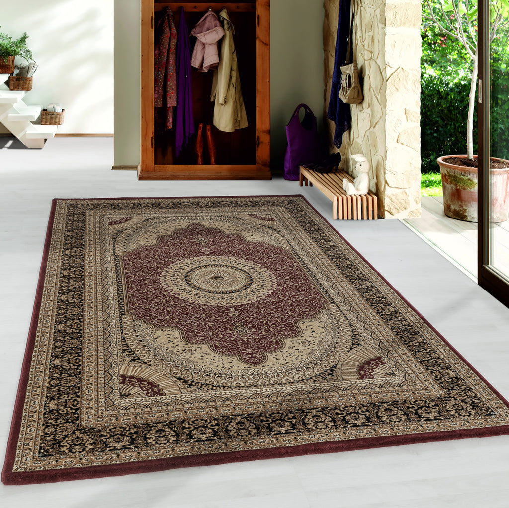 Antik 2605 rot, klassischer Teppich im Stilvollen Design