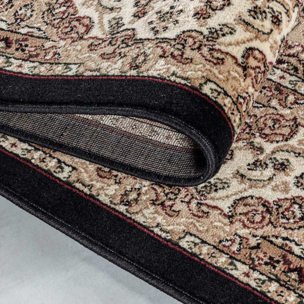 Antik 2606 schwarz, klassischer Teppich im Stilvollen Design
