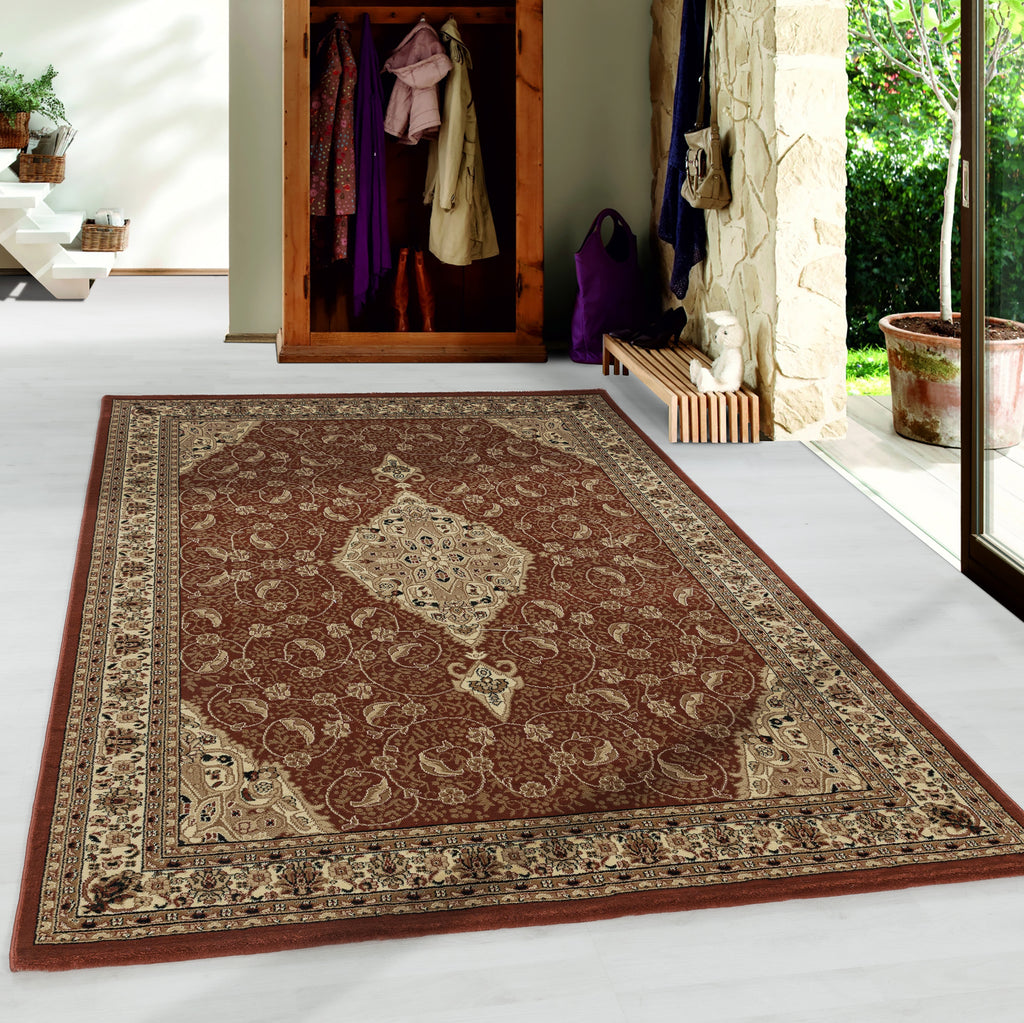Antik 2607 terra, klassischer Teppich im Stilvollen Design