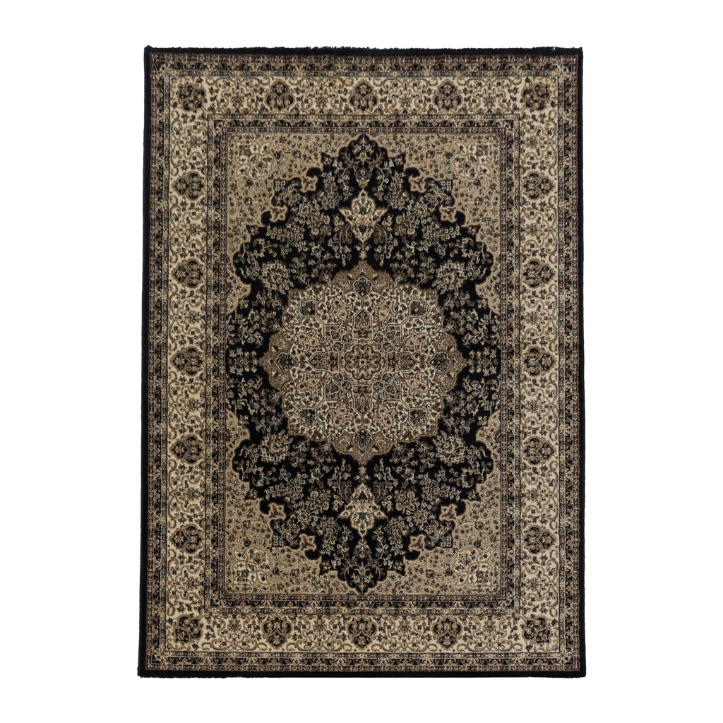 Antik 2608 schwarz, klassischer Teppich im Stilvollen Design
