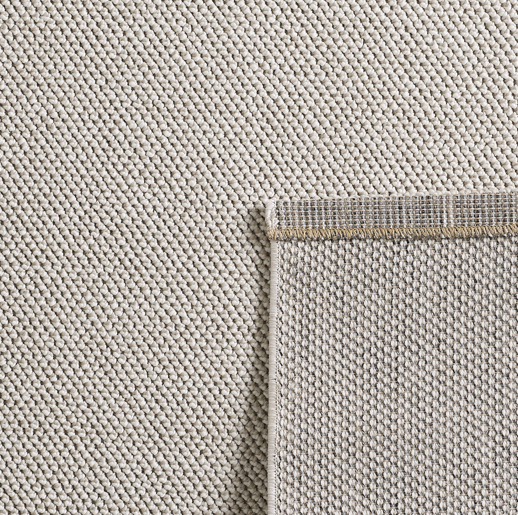 Lena 4300 creme geflochtener Weichflor Teppich