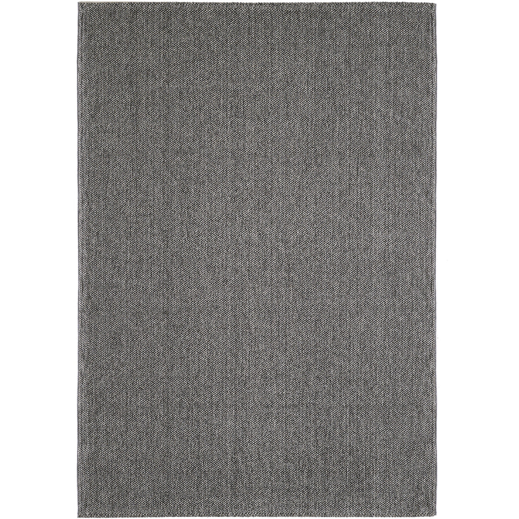 Lena 4300 grau geflochtener Weichflor Teppich