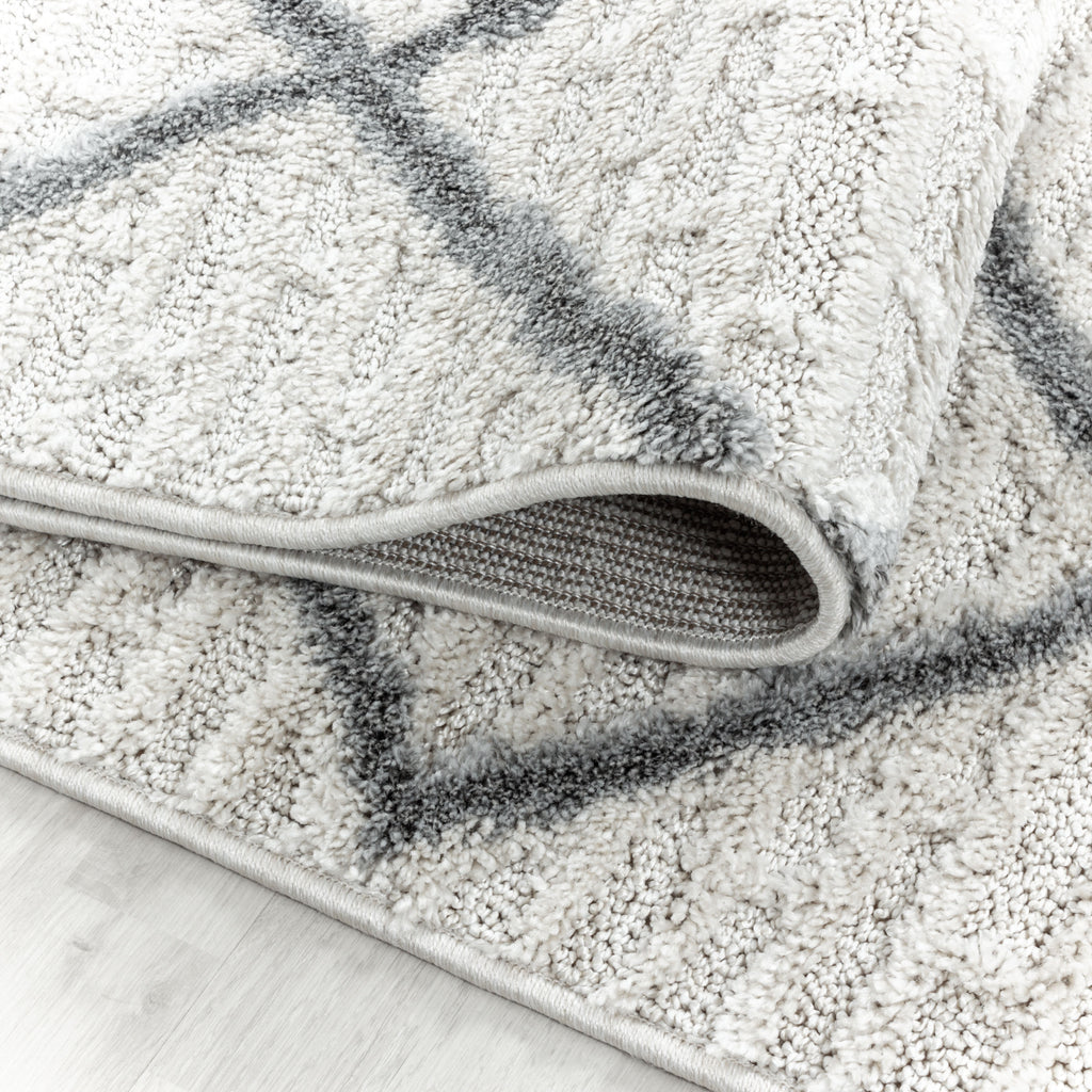 Palmira 4701 creme Teppich mit Hochtief Strukturen, Zeitlos und elegant