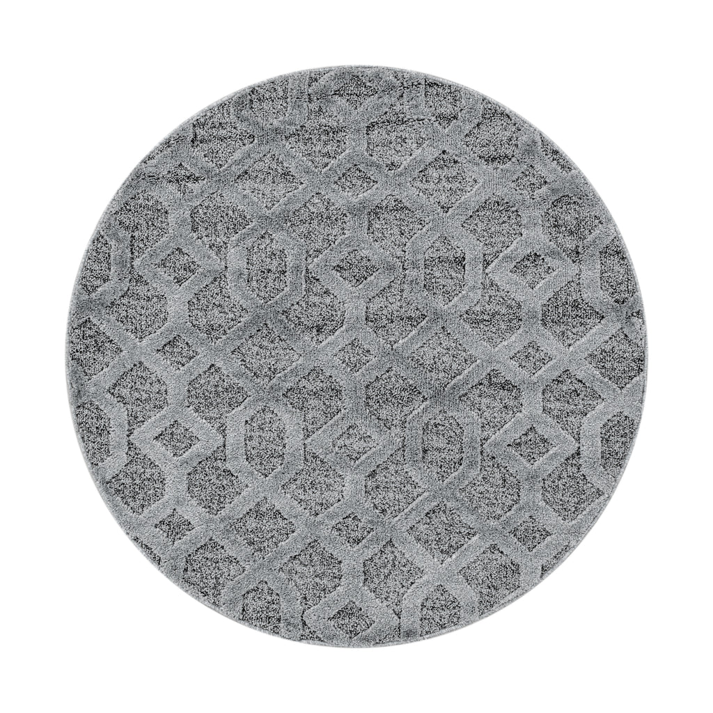 Palmira 4702 grau Teppich mit Hochtief Strukturen, Zeitlos und elegant