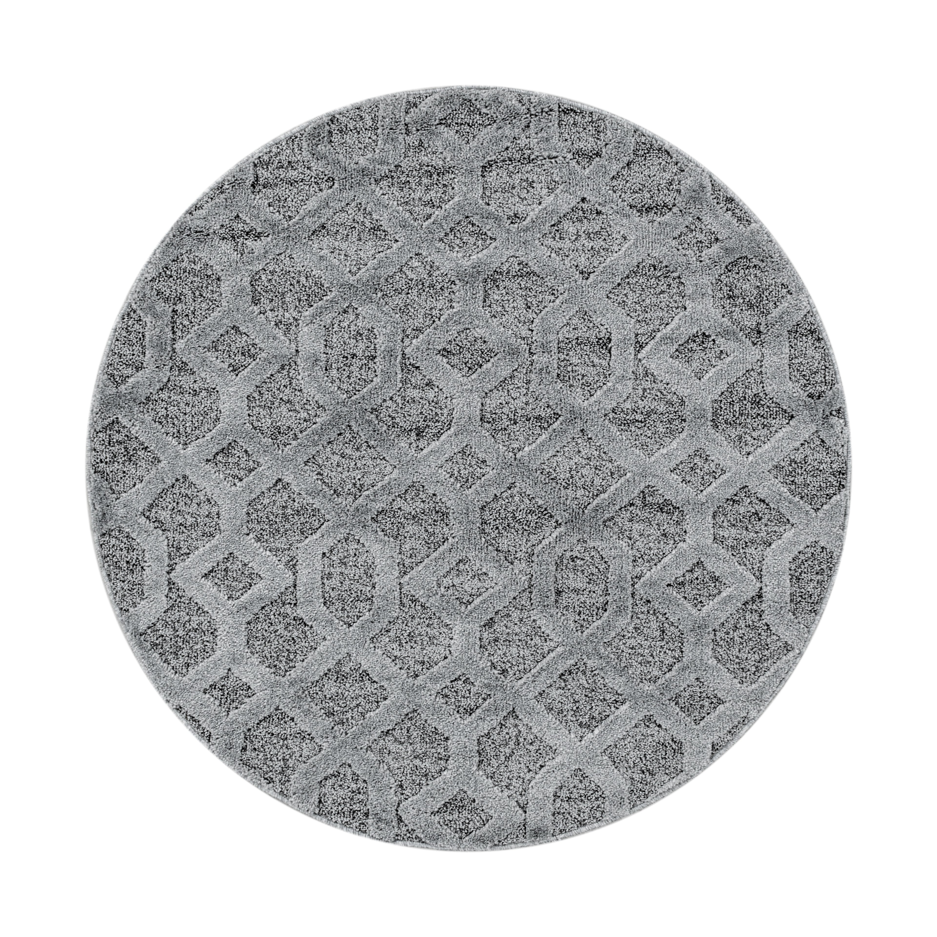 Palmira 4702 grau Teppich mit Hochtief Strukturen, Zeitlos und elegant