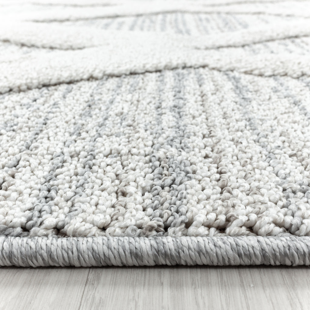 Palmira 4703 grau Teppich mit Hochtief Strukturen, Zeitlos und elegant