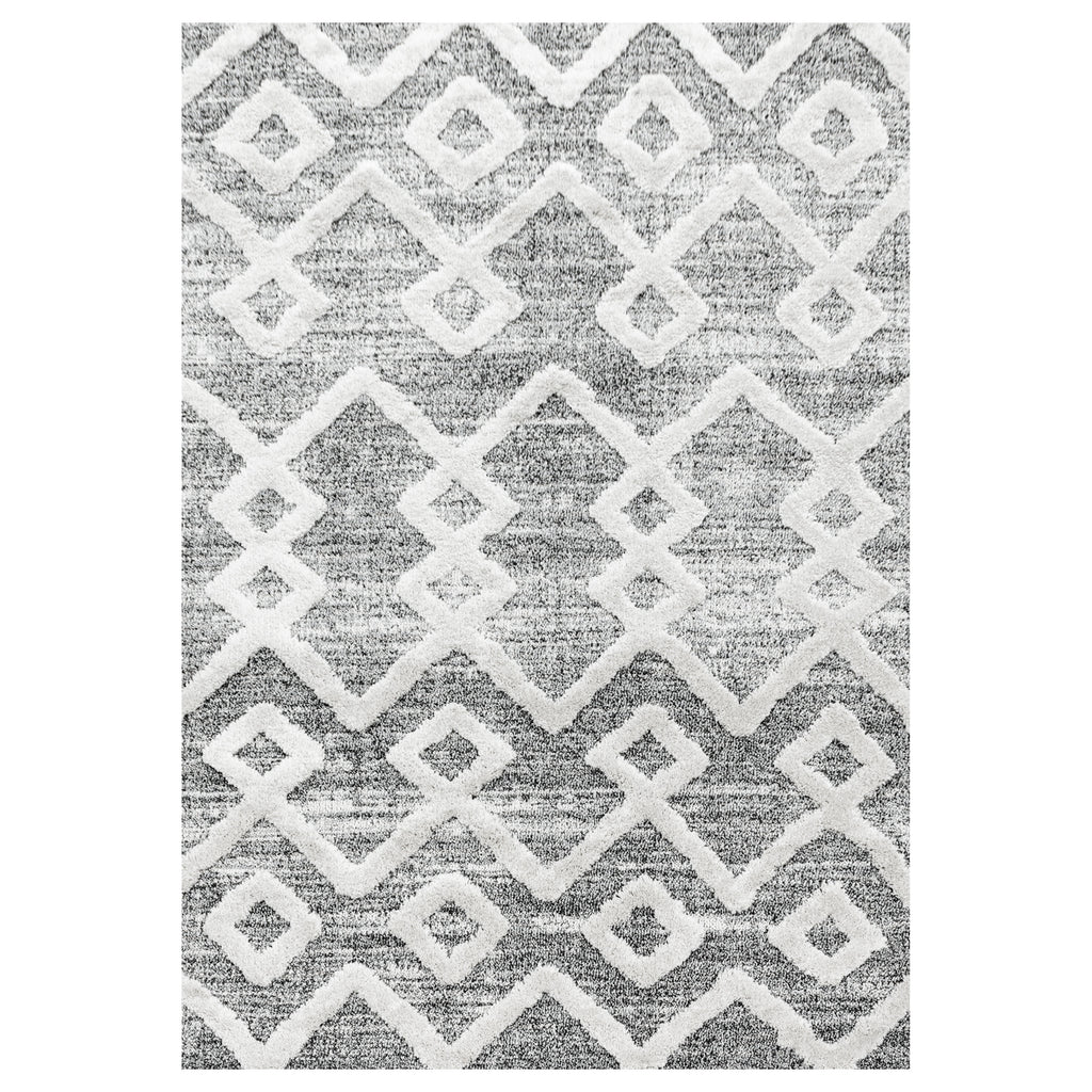 Palmira 4704 grau Teppich mit Hochtief Strukturen, Zeitlos und elegant