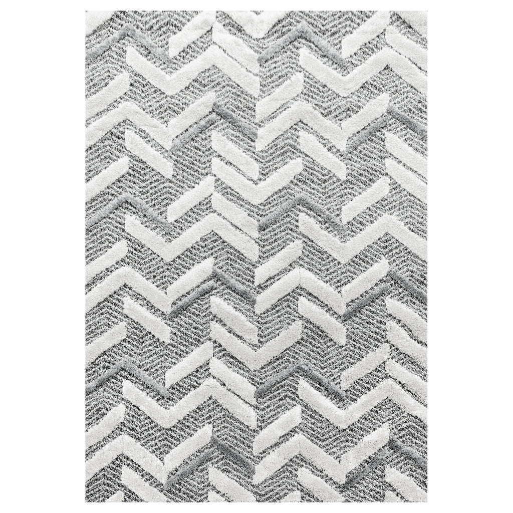 Palmira 4705 grau Teppich mit Hochtief Strukturen, Zeitlos und elegant