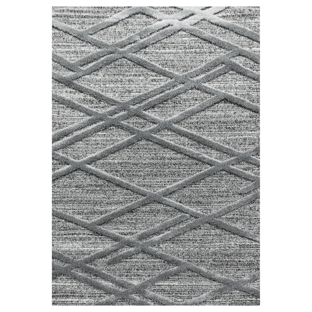 Palmira 4706 grau Teppich mit Hochtief Strukturen, Zeitlos und elegant