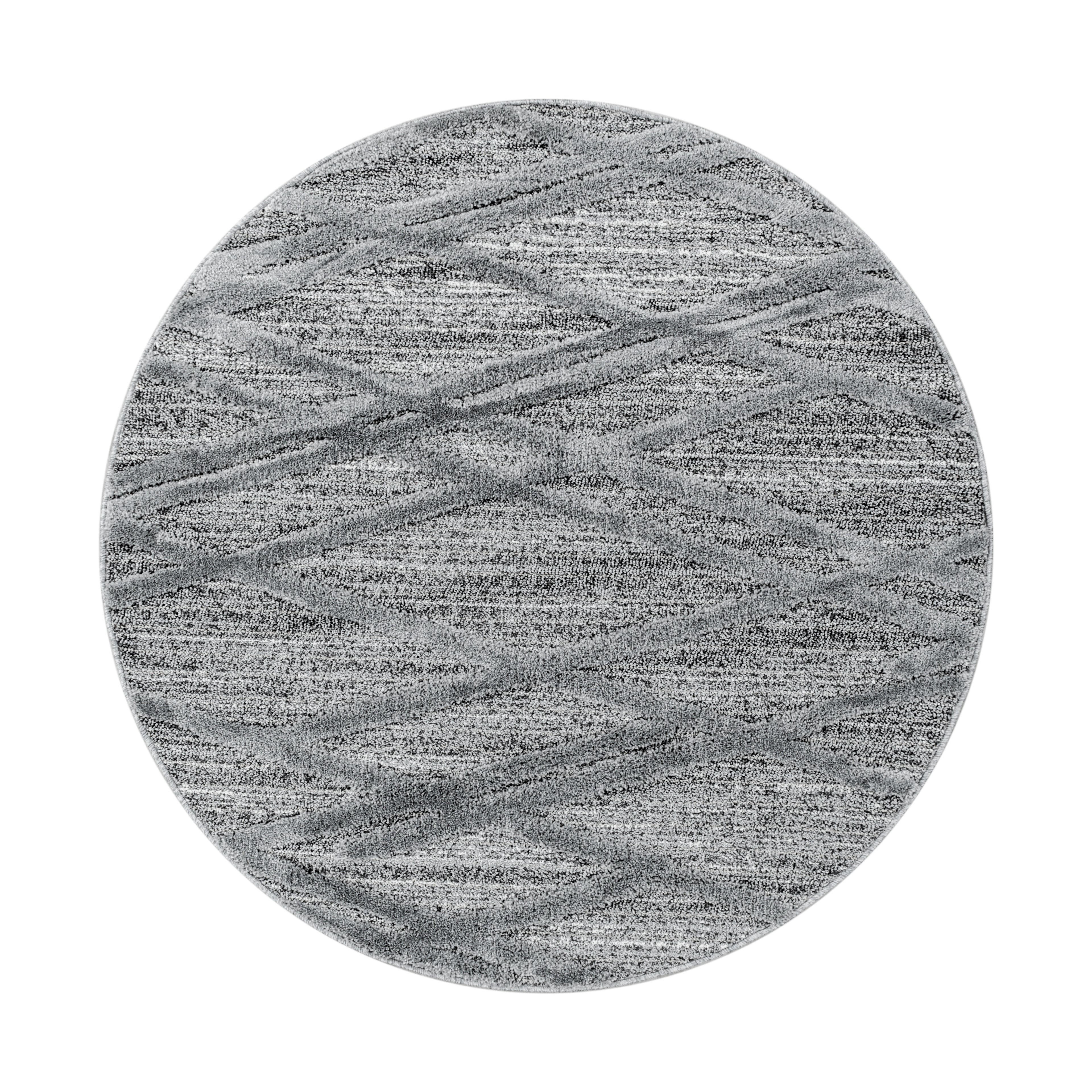 Palmira 4706 grau Teppich mit Hochtief Strukturen, Zeitlos und elegant