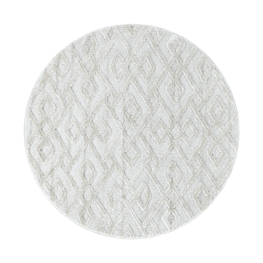 Palmira 4708 creme Teppich mit Hochtief Strukturen, Zeitlos und elegant