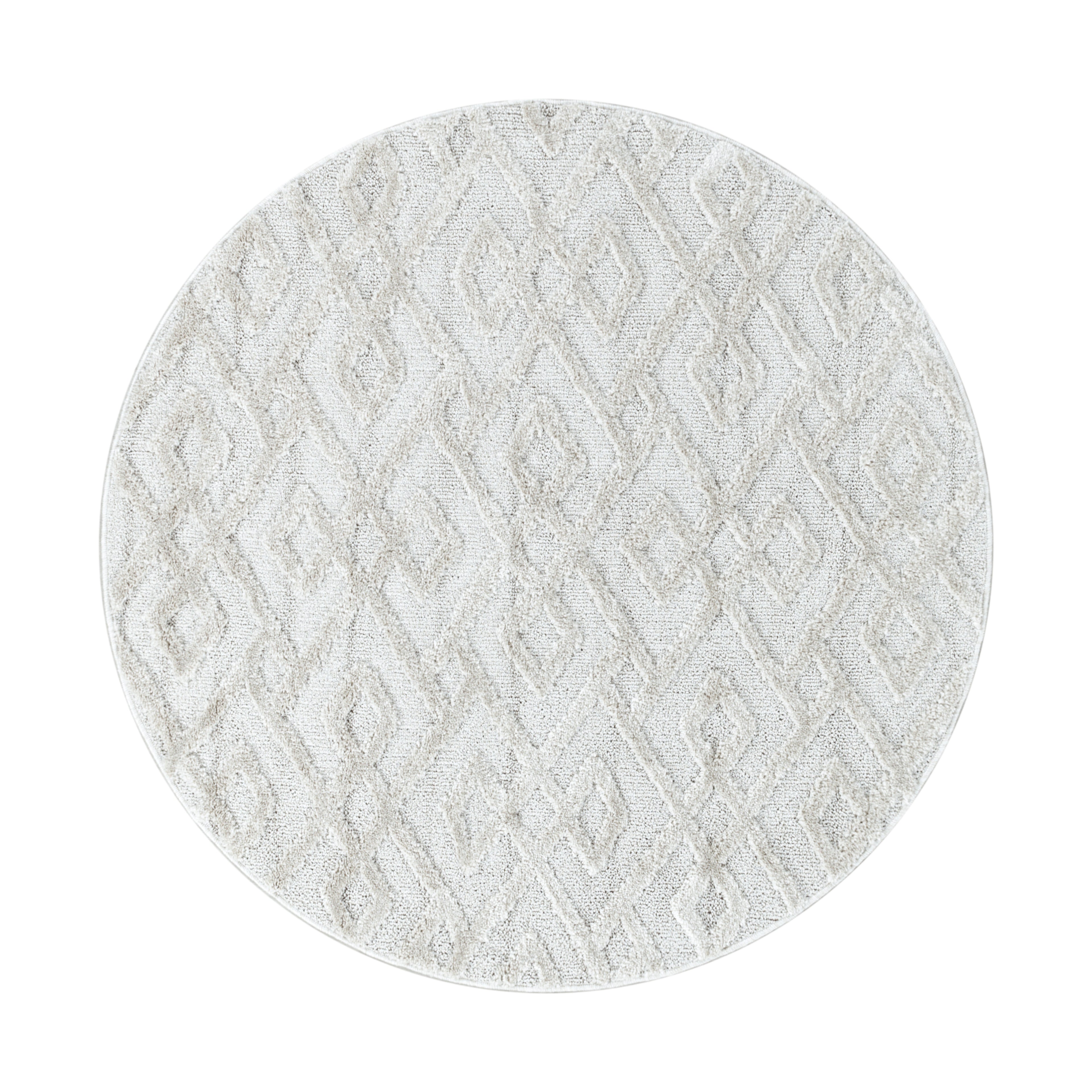 Palmira 4708 creme Teppich mit Hochtief Strukturen, Zeitlos und elegant