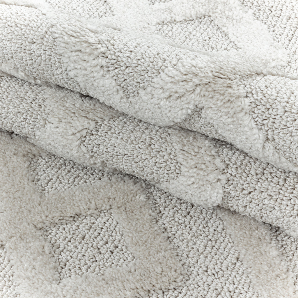 Palmira 4708 creme Teppich mit Hochtief Strukturen, Zeitlos und elegant