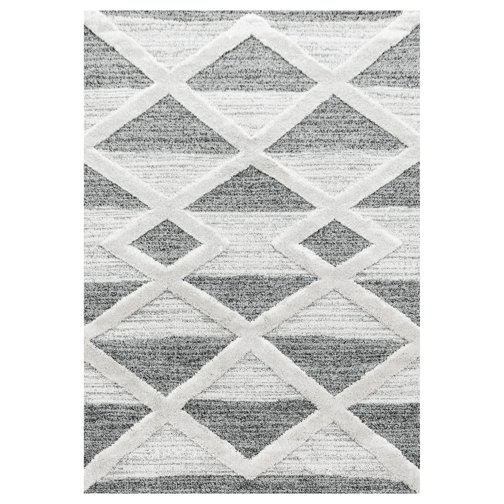 Palmira 4709 grau Teppich mit Hochtief Strukturen, Zeitlos und elegant