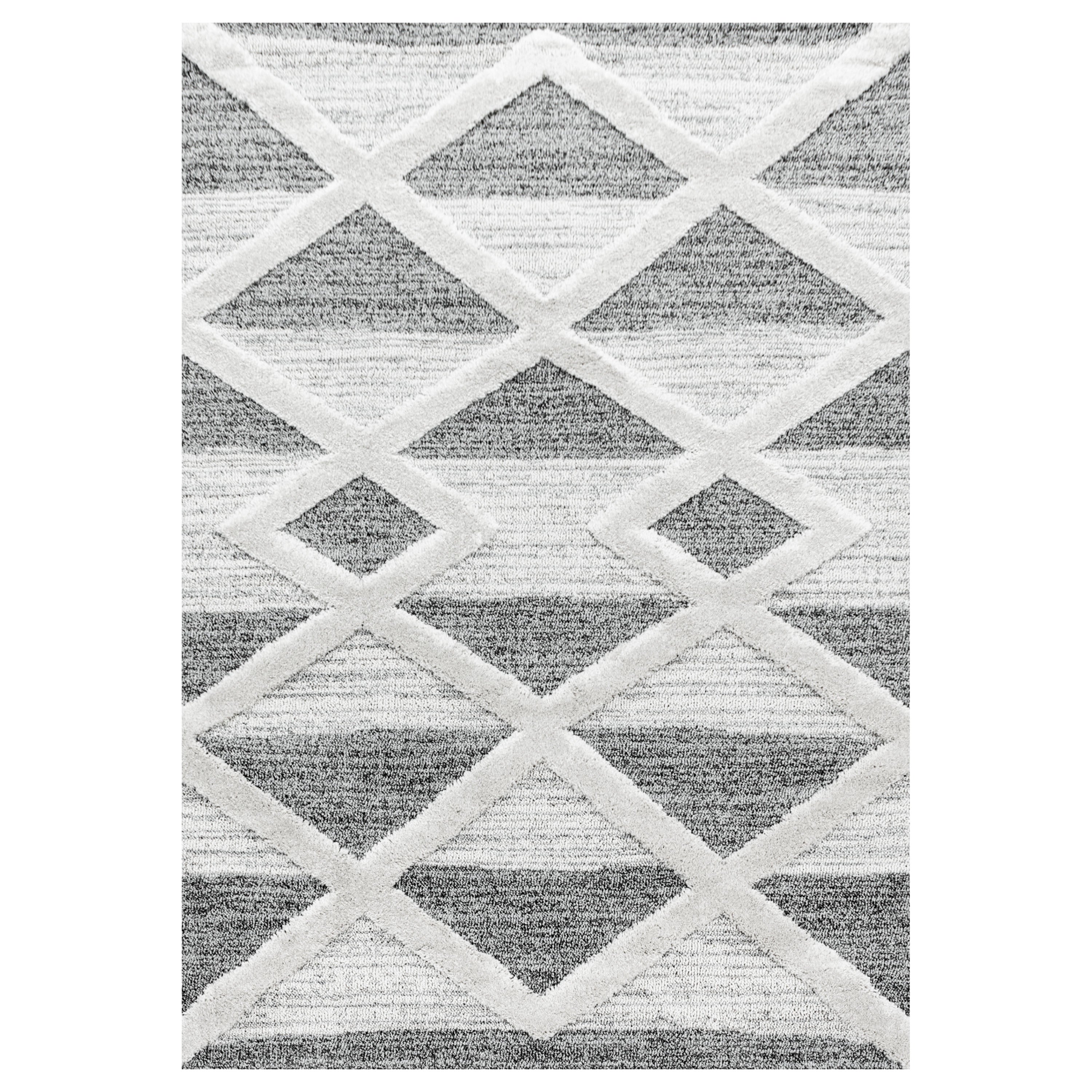 Palmira 4709 grau Teppich mit Hochtief Strukturen, Zeitlos und elegant